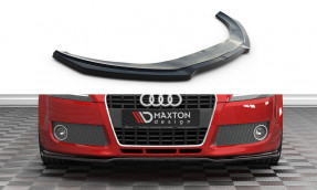Maxton Design spoiler predného nárazníka AUDI TT 8J Ver.2 - čierny lesklý
