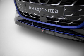 Maxton Design spoiler predného nárazníka AUDI S3 / A3 S-Line 8Y Sedan po FL Ver.3 - čierny lesklý  