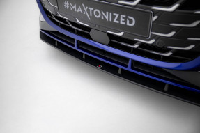 Maxton Design spoiler predného nárazníka Street Pro AUDI S3 / A3 S-Line 8Y Sedan po FL - čierny 