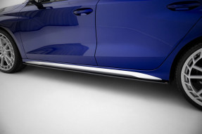 Maxton Design bočné prahové lišty Street Pro AUDI S3 / A3 S-Line 8Y Sedan po FL - čierny