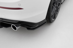 Maxton Design bočné spoilery zadného nárazníka Street Pro VW Golf VIII GTI Ver.2 - čierny 