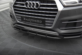 Maxton Design spoiler predného nárazníka AUDI Q7 4M pred FL - čierny lesklý