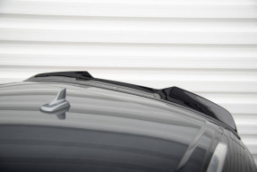Maxton Design predĺženie strešného spoilera 3D AUDI Q7 4M pred FL - čierny lesklý