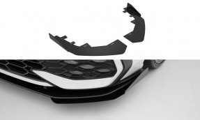 Maxton Design krídielka spoilera predného nárazníka VW Golf VIII GTI / R-Line po FL - čierny