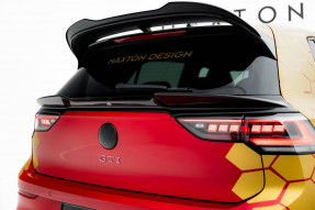 Maxton Design predĺženie zadného veka kufra 3D VW Golf VIII / GTI / GTI CLUBSPORT / R / GTD / R-Line - čierny lesklý