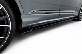 Maxton Design bočné prahové lišty AUDI Q7 S-Line 4M / SQ7 po FL - čierny lesklý