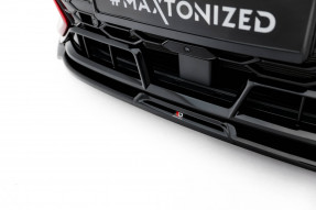 Maxton Design spoiler predného nárazníka VW Golf VIII GTI CLUBSPORT po FL Ver.3 - čierny lesklý