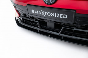 Maxton Design spoiler predného nárazníka Street Pro VW Golf VIII GTI CLUBSPORT po FL - čierny