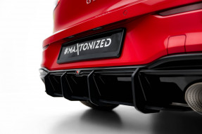 Maxton Design spoiler zadného nárazníka Street Pro VW Golf VIII GTI CLUBSPORT po FL Ver.1 - čierny 