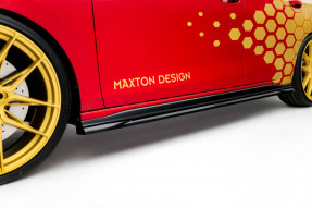 Maxton Design bočné prahové lišty VW Golf VIII GTI CLUBSPORT po FL Ver.1 - čierny lesklý