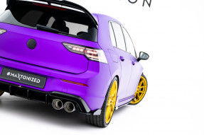 Maxton Design zadné bočné krídielka VW Golf VIII R Ver.2 - čierny