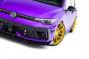 Maxton Design krídielka spoilera predného nárazníka VW Golf VIII R po FL - čierny