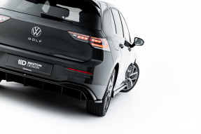 Maxton Design bočné spoilery zadného nárazníka VW Golf VIII po FL - čierny lesklý  