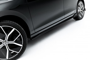 Maxton Design bočné prahové lišty VW Golf VIII po FL - čierny lesklý  