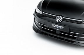 Maxton Design spoiler predného nárazníka VW Golf VIII po FL Ver.1 - čierny lesklý  