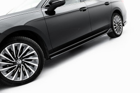 Maxton Design bočné prahové lišty ŠKODA Superb IV Ver.2 - čierny lesklý