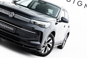 Maxton Design spoiler predného nárazníka VW Tiguan III Ver.2 - čierny lesklý