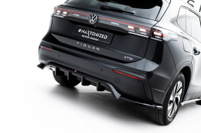 Maxton Design spoiler zadného nárazníka (s vertikálnym rebrovaním) VW Tiguan III - čierny lesklý