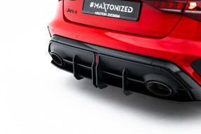 Maxton Design difúzor zadného nárazníka Street Pro AUDI RS3 8Y Sedan po FL - čierny 