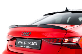 Maxton Design predĺženie strešného spoilera 3D AUDI RS3 8Y Sedan po FL - čierny lesklý