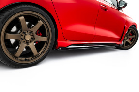 Maxton Design krídielka bočných prahových líšt AUDI RS3 8Y Sedan po FL - čierny