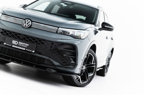 Maxton Design spoiler predného nárazníka VW Tiguan III R-Line Ver.1 - čierny lesklý
