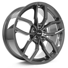 Racingline Performance 1 kus hliníkový disk R360 20x8.5 ET44 5/112 - Lesklá šedá Gunmetal