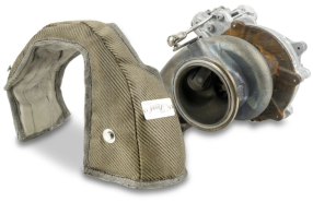 Funk Motorsport tepelná ochrana (tepelný štít) turbodúchadla Garrett EA888.4 - titánová