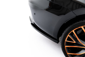Maxton Design bočné spoilery zadného nárazníka CUPRA Leon ST po FL Ver.2 - čierny lesklý 