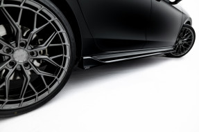 Maxton Design bočné prahové lišty ŠKODA Superb IV Sportline Ver.2 - čierny lesklý