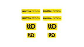 Maxton Design 3D samolepka 8 ks - žltá/čierna