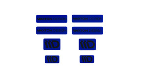 Maxton Design 3D samolepka 8 ks - tmavomodrá/čierna