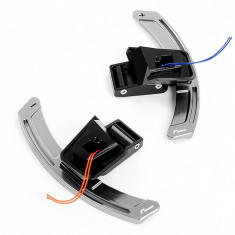 Racingline Performance magnetické pádla radenia DSG prevodovky pod volant VW Polo 6 GTI AW.2, Golf 8 & 8.5 GTI/R, Arteon R, T-Roc R, Tiguan R - strieborné