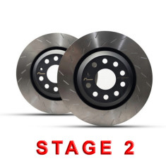 Racingline Performance STAGE 2 sada zadných ventilovaných brzdových kotúčov 310x22mm VW Golf 7/8, Passat B8, Arteon, T-Roc, Tiguan II MQB