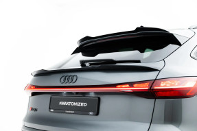 Maxton Design predĺženie zadného veka kufra AUDI SQ5 / Q5 S-Line III Sportback - čierny lesklý  