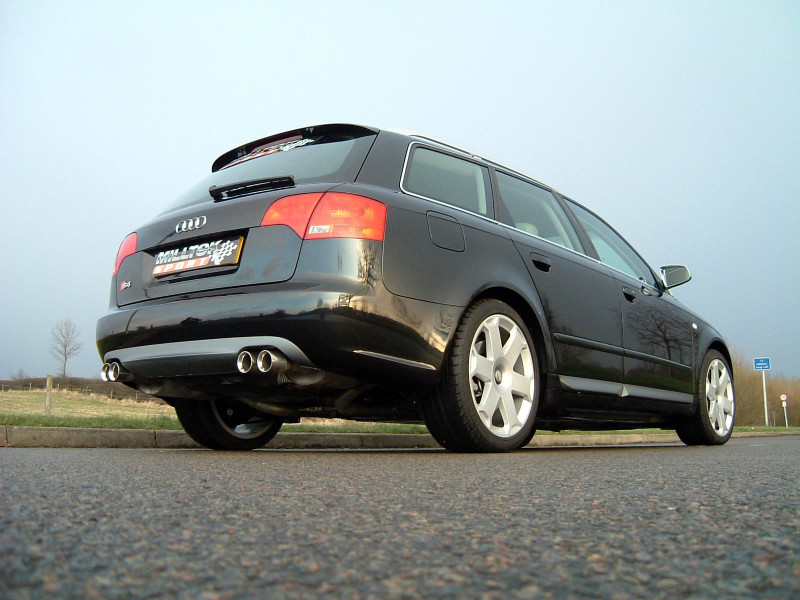 Catback výfuk Audi B7 S4 4.2 MPI (2004-2009) Milltek Sport SSXAU048 - bez rezonátora / jet leštené koncovky