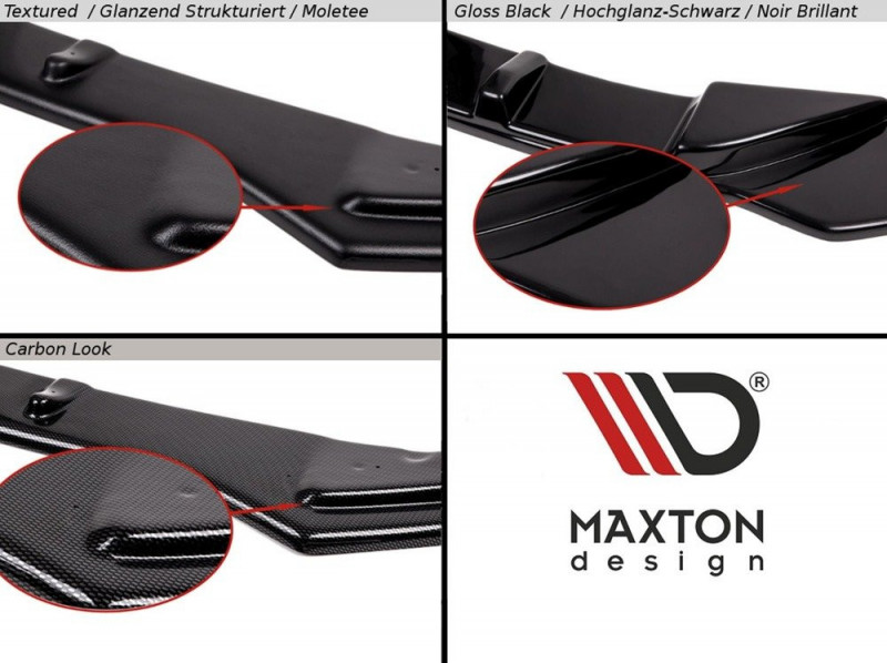 Maxton Design spoiler predného nárazníka ŠKODA Octavia III RS po FL Ver.3 - bez povrchovej úpravy