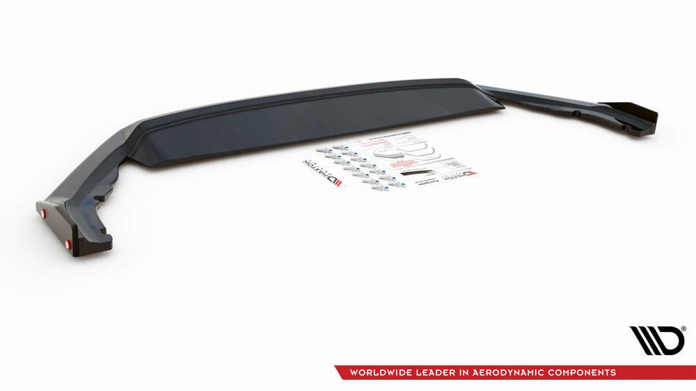 Maxton Design spoiler predného nárazníka + krídielka ŠKODA Octavia IV RS Ver.2 - carbon look