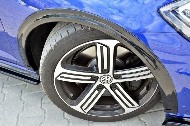 Maxton Design predĺženie blatníkov VW Golf VII R / R-Line po FL - carbon look
