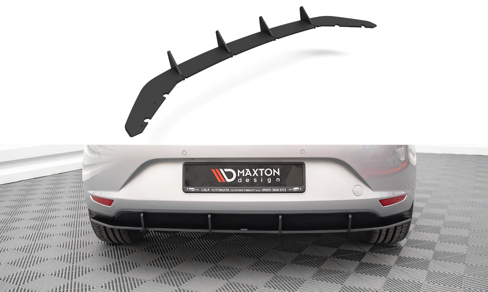 Maxton Design difúzor zadného nárazníka Street Pro Seat Leon 5F hatchback - čierny 
