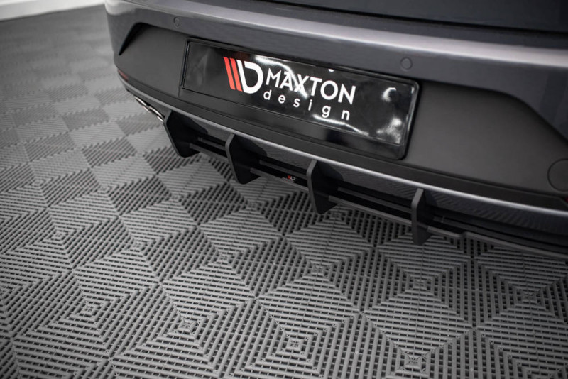 Maxton Design difúzor zadného nárazníka Street Pro Seat Leon 5F sportstourer - čierno červený 