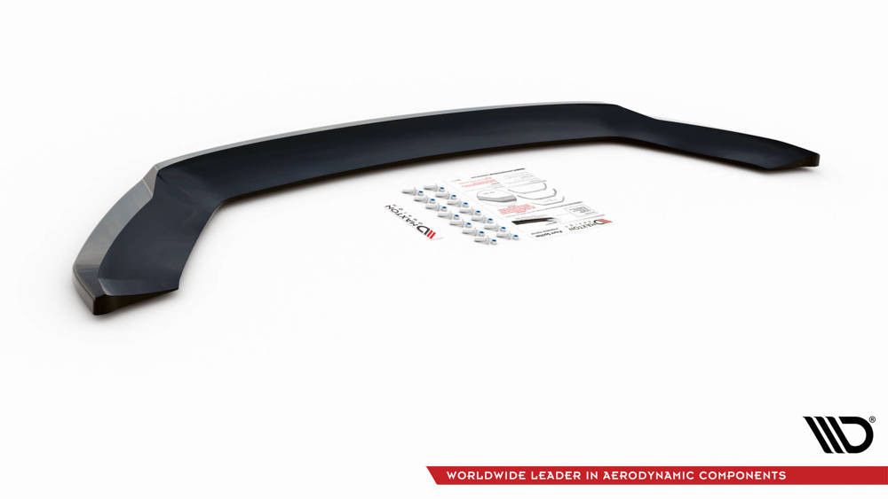 Maxton Design spoiler predného nárazníka Seat Leon 5F FR / CUPRA Ver.2 - čierny lesklý  