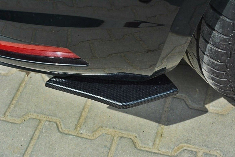 Maxton Design bočné spoilery zadného nárazníka Seat Leon 5F FR / CUPRA hatchback - carbon look