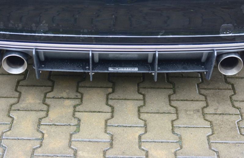 Maxton Design difúzor zadného nárazníka AUDI A3 S-Line / S3 8V Hatchback/Sportback - čierny lesklý  