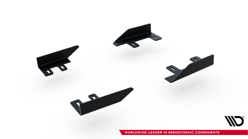 Maxton Design krídielka bočných prahových líšt AUDI RS3 8Y Sportback po FL - čierny