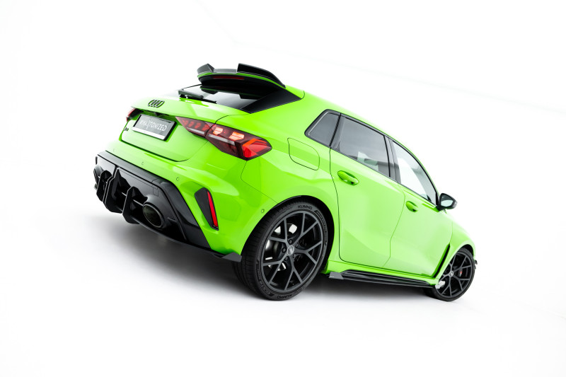 Maxton Design zadné bočné krídielka AUDI RS3 8Y Sportback po FL - čierny