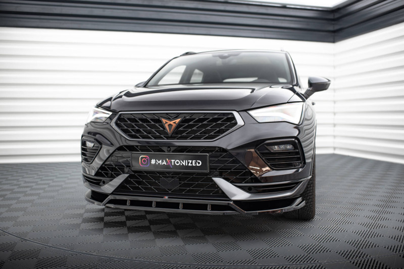 Maxton Design spoiler predného nárazníka CUPRA Ateca po FL - čierny lesklý