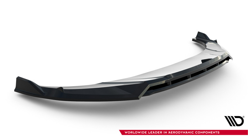 Maxton Design spoiler predného nárazníka AUDI RS Q8 po FL - čierny lesklý