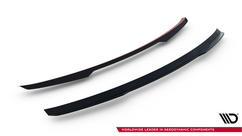 Maxton Design spodné predĺženie strešného spoilera AUDI RS Q8 po FL Ver.2 - čierny lesklý