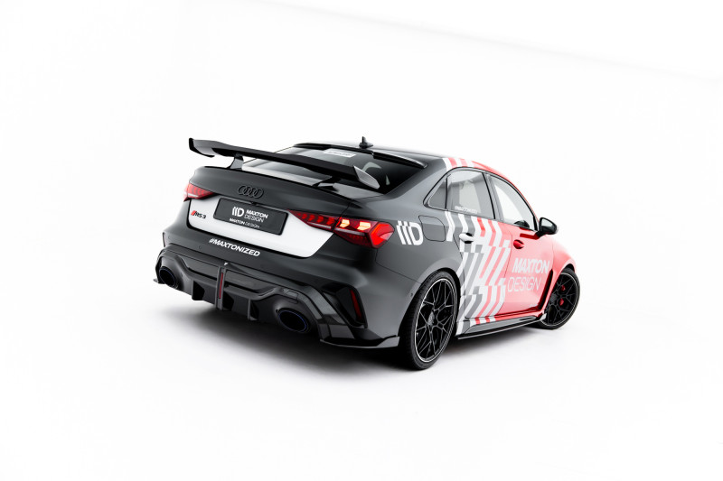 Maxton Design krídlo na zadné veko kufra AUDI A3 / A3 S-Line / S3 / RS3 8Y Sedan - pravý karbón